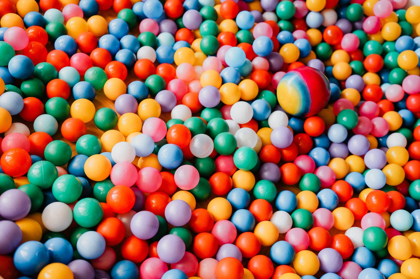 Buntes Baellebad